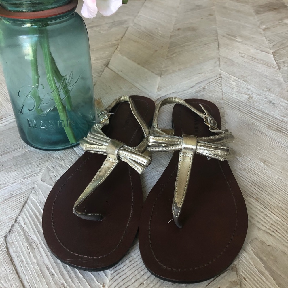 Kelly & Katie Gold Sandals